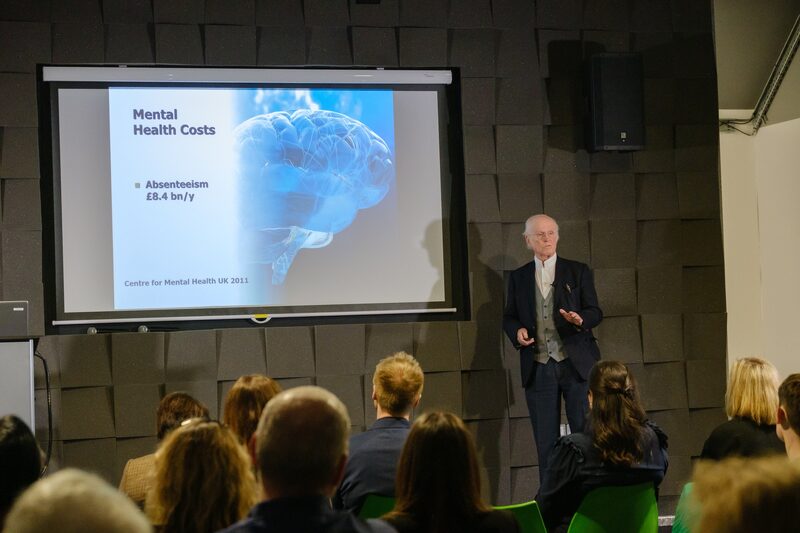 Professor Emeritus Derek Clements-Croome shared the Flourish model for workplace and home incorporating biophilic design