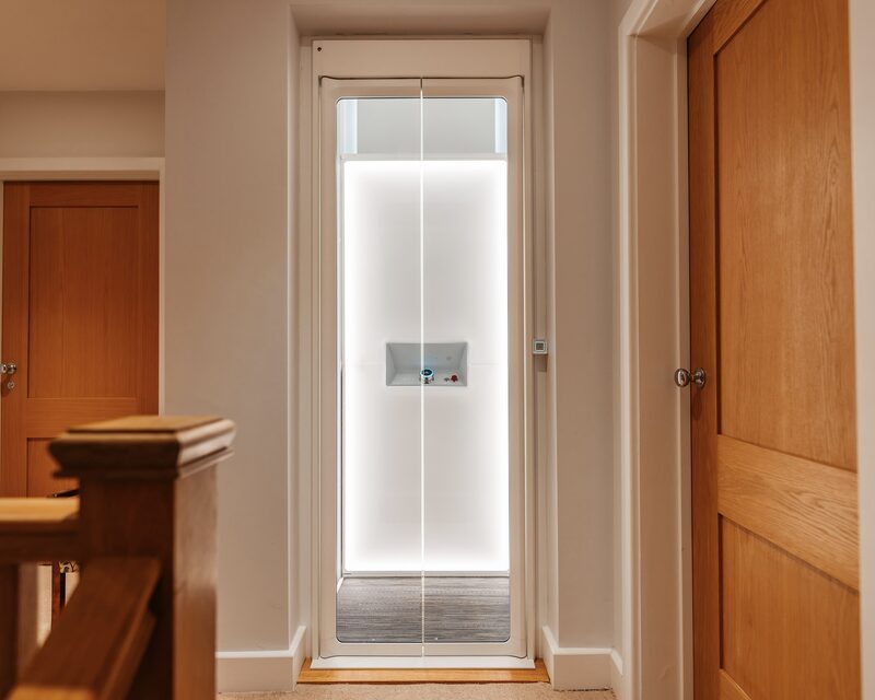 Fourth Level Shot of this Home Lift in Bury St Edmunds - home media room