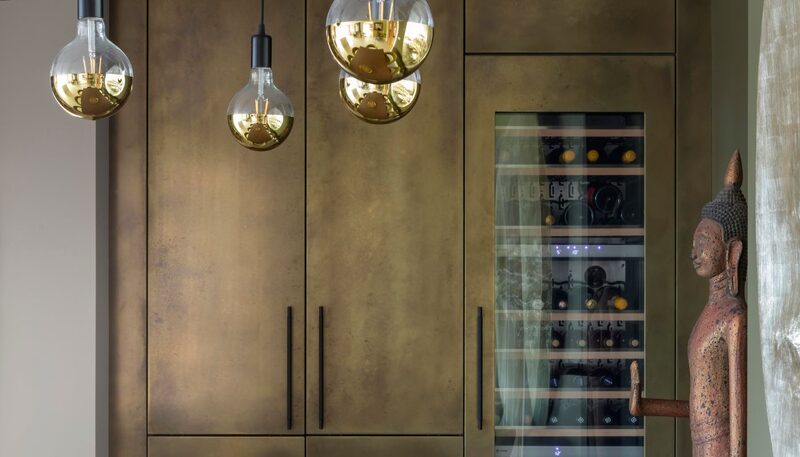 Bronze interior trend kitchen design by Watermark GB