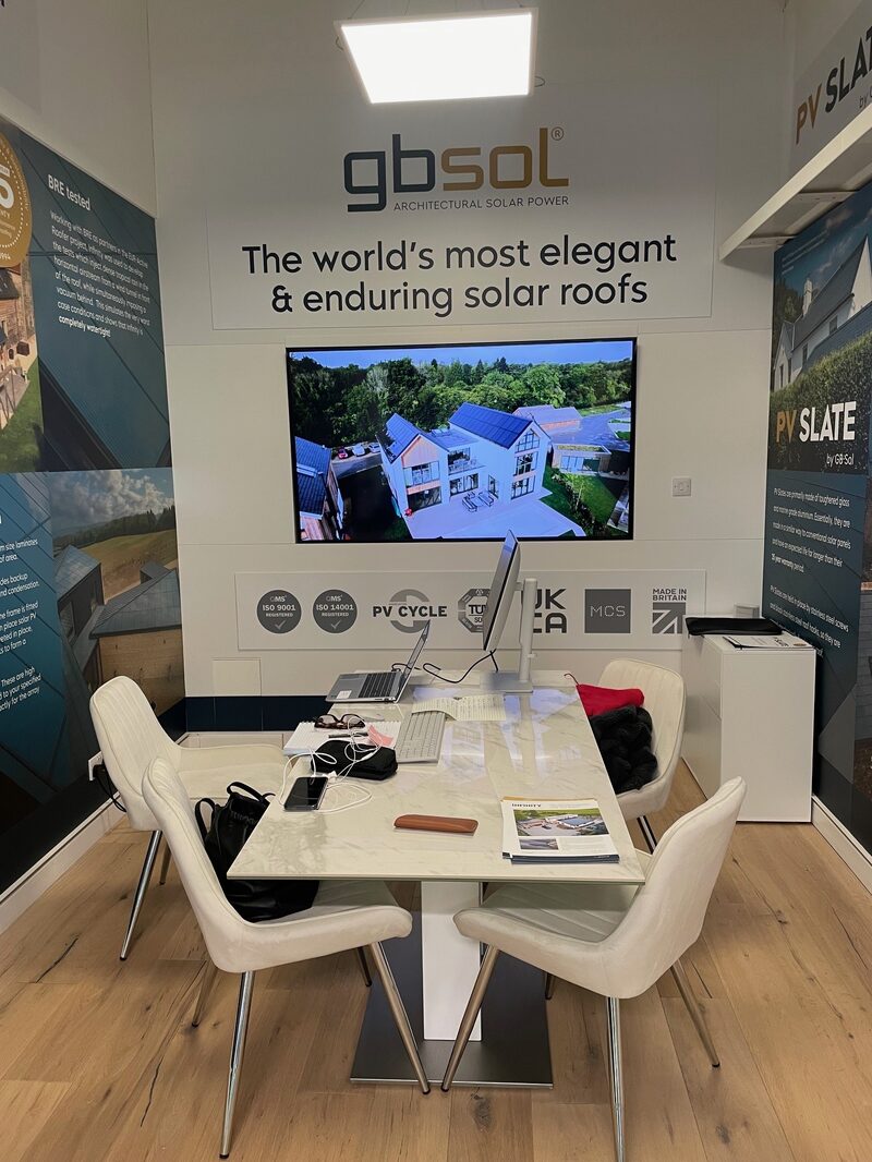 GB-Sol space at Sky house with Photovoltaics and Tesla wall.