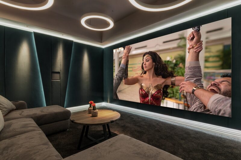 Home cinema at Sky House Design Centre in Amersham