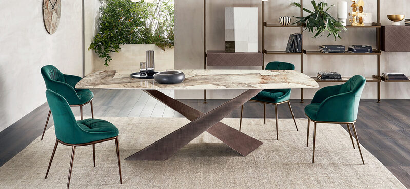 Shape and form with luxury Italian furniture
