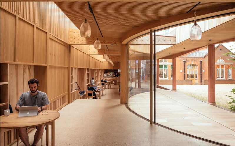 Lea bridge Library shortlisted for Wood Awards
