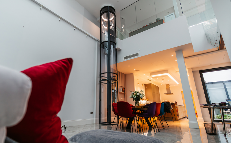 Luxury Home Lifts - Morgan Ellis PVE lift in Hampstead