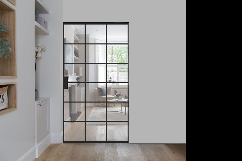 MIRO hinge slim aluminium internal glass door