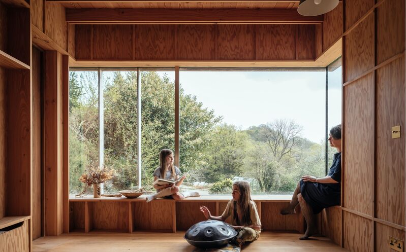 Made of Sand timber and structural glass box by IQ Glass. Photo credit: Jim Stephenson