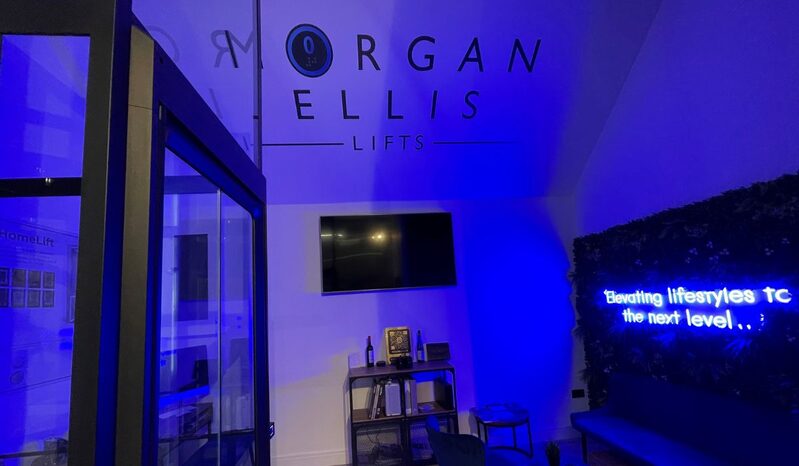 Luxury residential lifts on display at Sky House