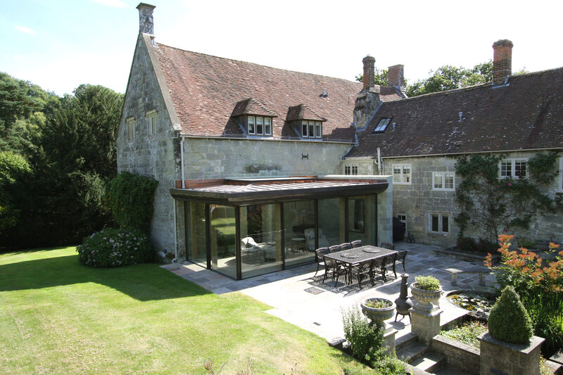 Maximising light and preserving heritage with a glass box extension