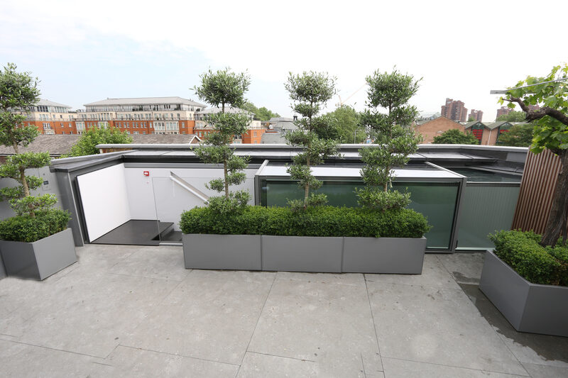 auto sliding box access rooflight