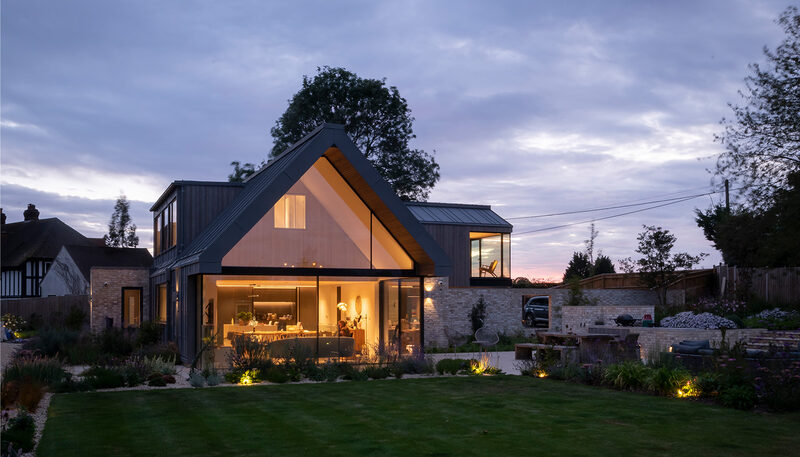 Building a house in your garden - Sky House Design Centre - Field House
