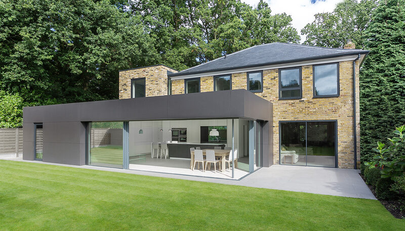 Building a house in your garden - Sky House Design Centre - Richmond House