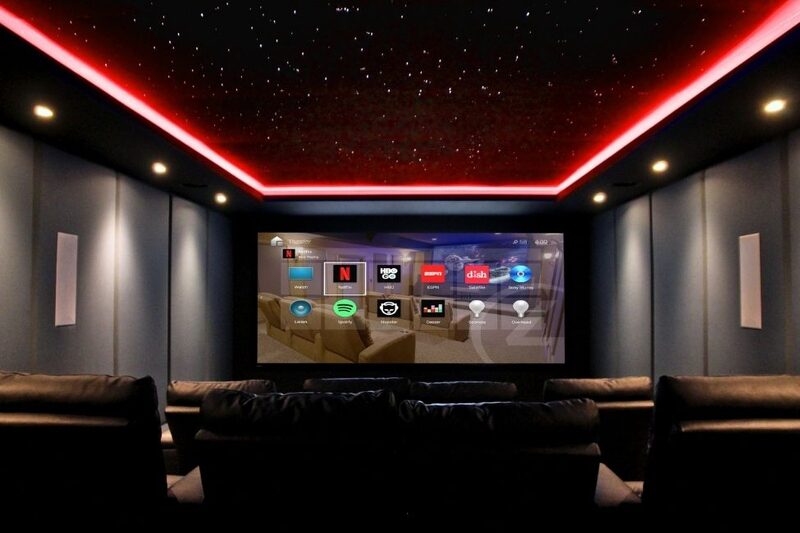 home cinema controlled my smart home technology