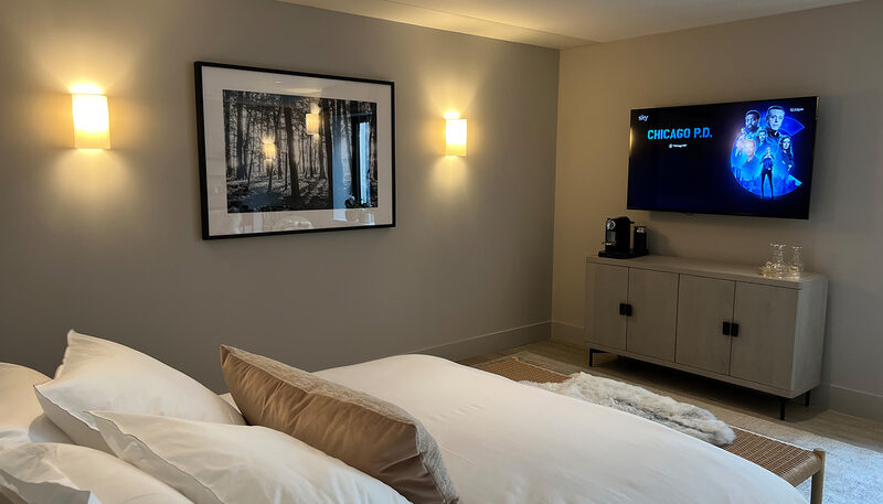 Contemporary barn conversion - Lighting by Indigo Zest - Sky House Design Centre