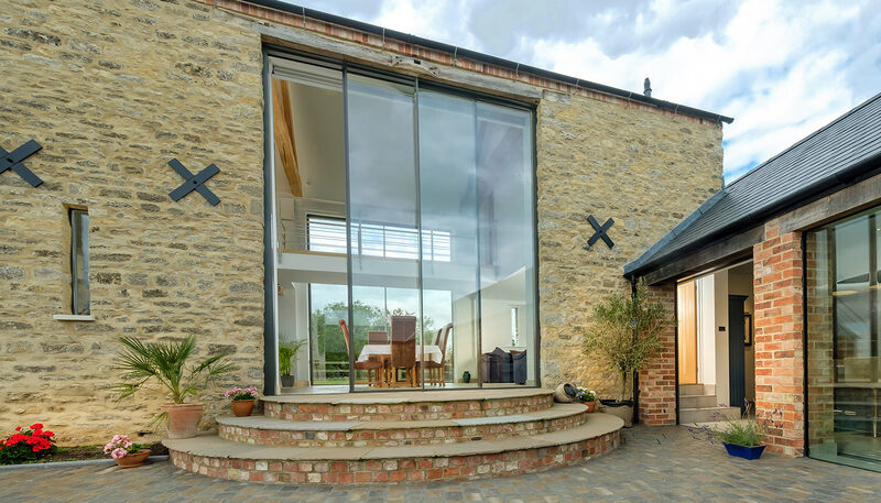Contemporary barn conversion - Coolington Barn - Sky House Design Centre