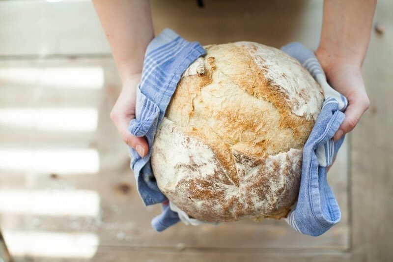 fresh homemade bread