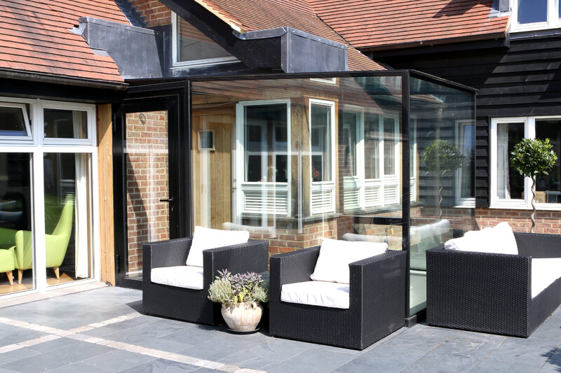 Modern Glass Box Conservatory: Crown Meadow