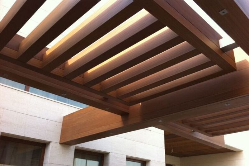 external timber cladding solar shading solution