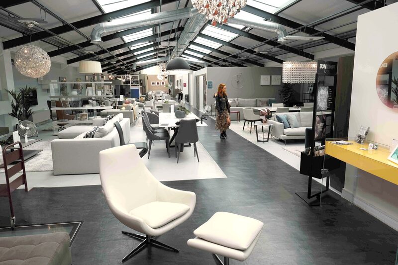 Client walking through the design centre