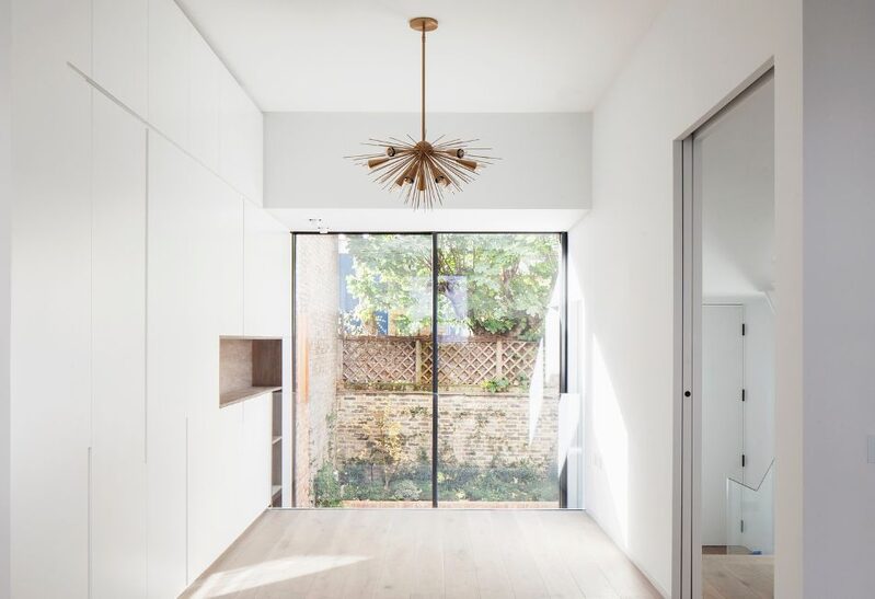 PAS24 certified slim framed sliding glass doors, double height