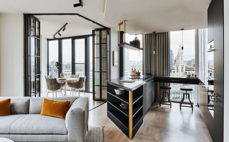 Internal bifolding doors