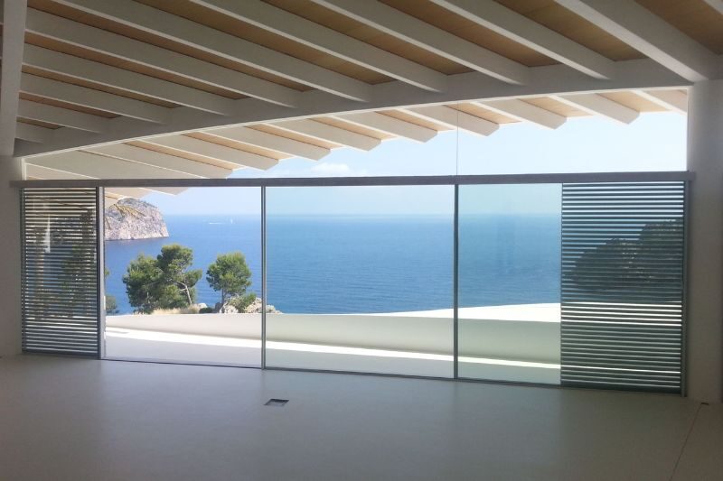 minimal windows sliding glass patio doors