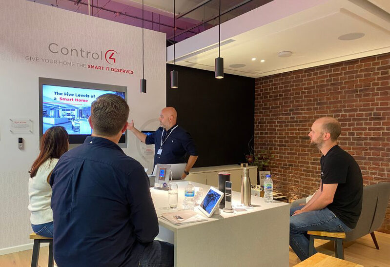 smart home technology demonstration with IndigoZest at the open day event