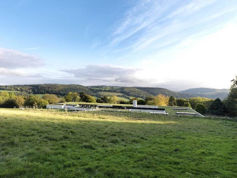 Ha Ha House absorbed into the landscape