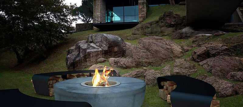 urban outdoor fire pit