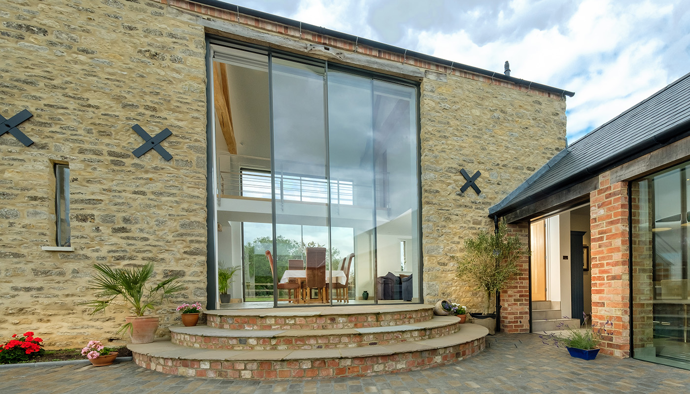 Contemporary barn conversion - Coolington Barn - Sky House Design Centre